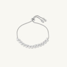 Tilly Leaf Tennis Chain Bracelet