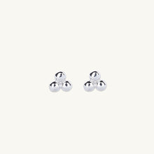 Tiny Lotus Ball Stud Earrings