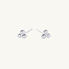 Tiny Lotus Ball Stud Earrings