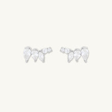 Trio Angel Wings Stud Earrings