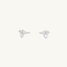 Trio Baguette Stud Earrings