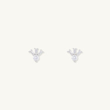 Trio Baguette Stud Earrings