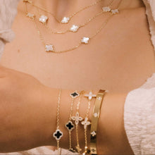 Trio Marquise Clover Solitaire Bracelet