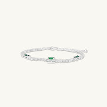 Trio Emerald Baguette Tennis Bracelet