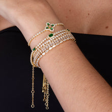 Trio Emerald Baguette Tennis Bracelet