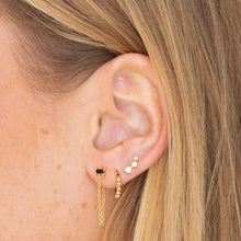 Trio Sapphire Stud Earrings