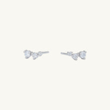 Trio Sapphire Stud Earrings
