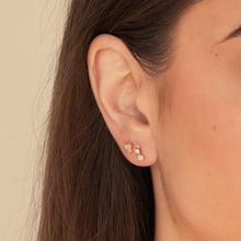 Trio Sapphire Stud Earrings