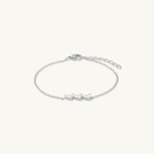 Trio Teardrop Linear Bracelet