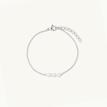 Trio Teardrop Linear Bracelet