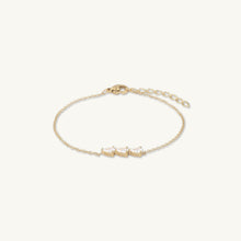 Trio Teardrop Linear Bracelet