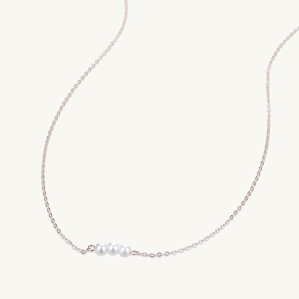 Triple Freshwater Pearl Necklace
