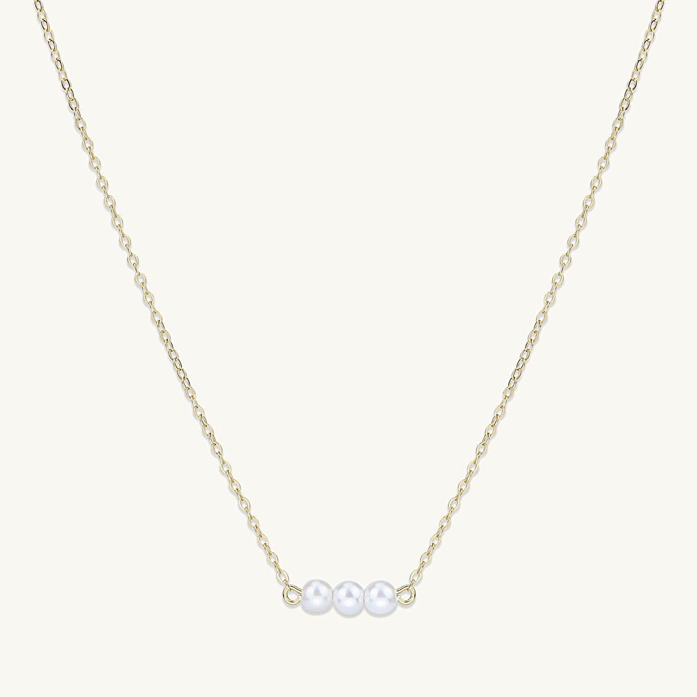 Triple Freshwater Pearl Necklace