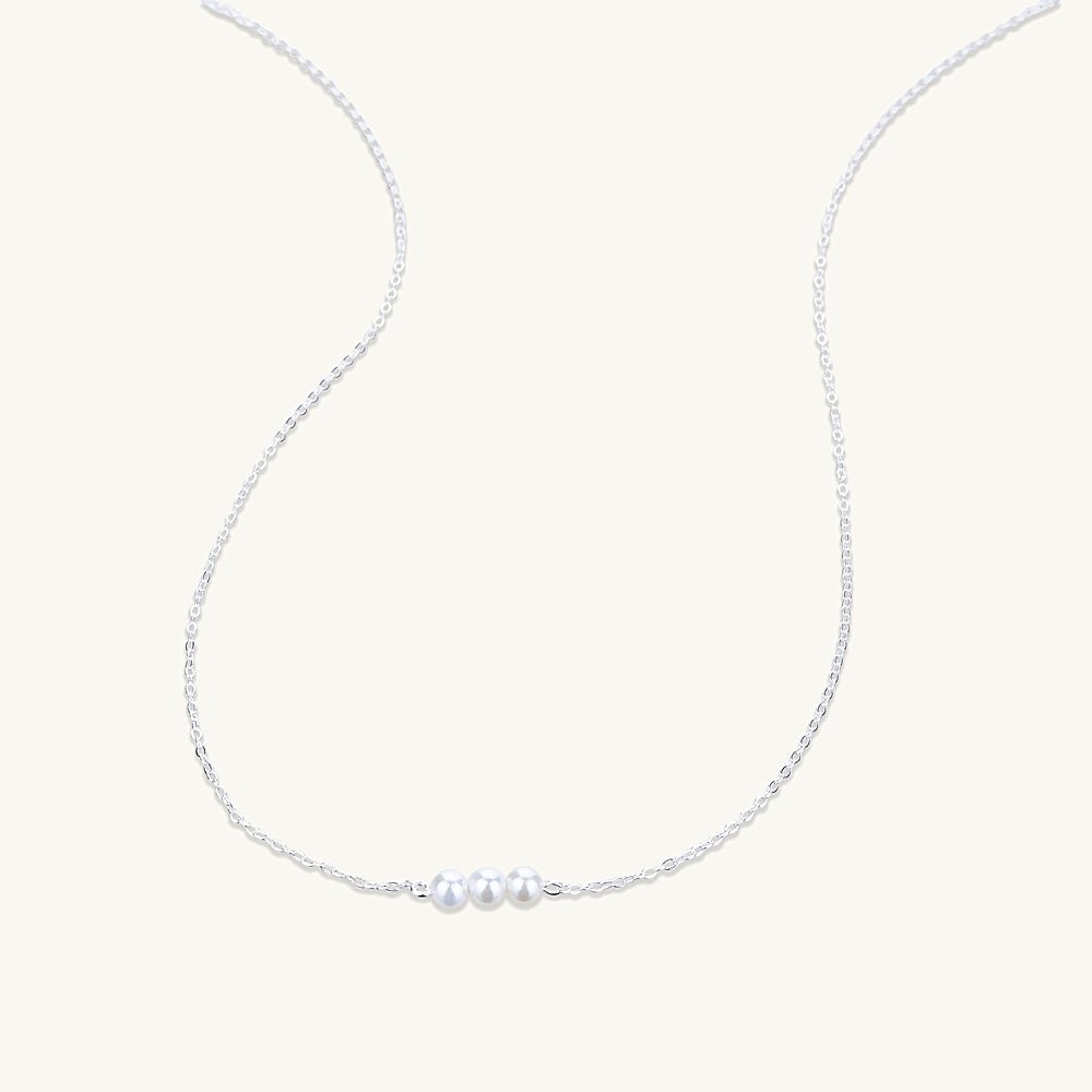 Triple Freshwater Pearl Necklace