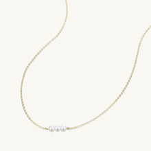 Triple Freshwater Pearl Necklace