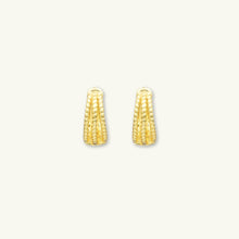 Triple Twist Huggie Hoop Earrings