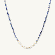 Turquoise Stone Pearl Necklace