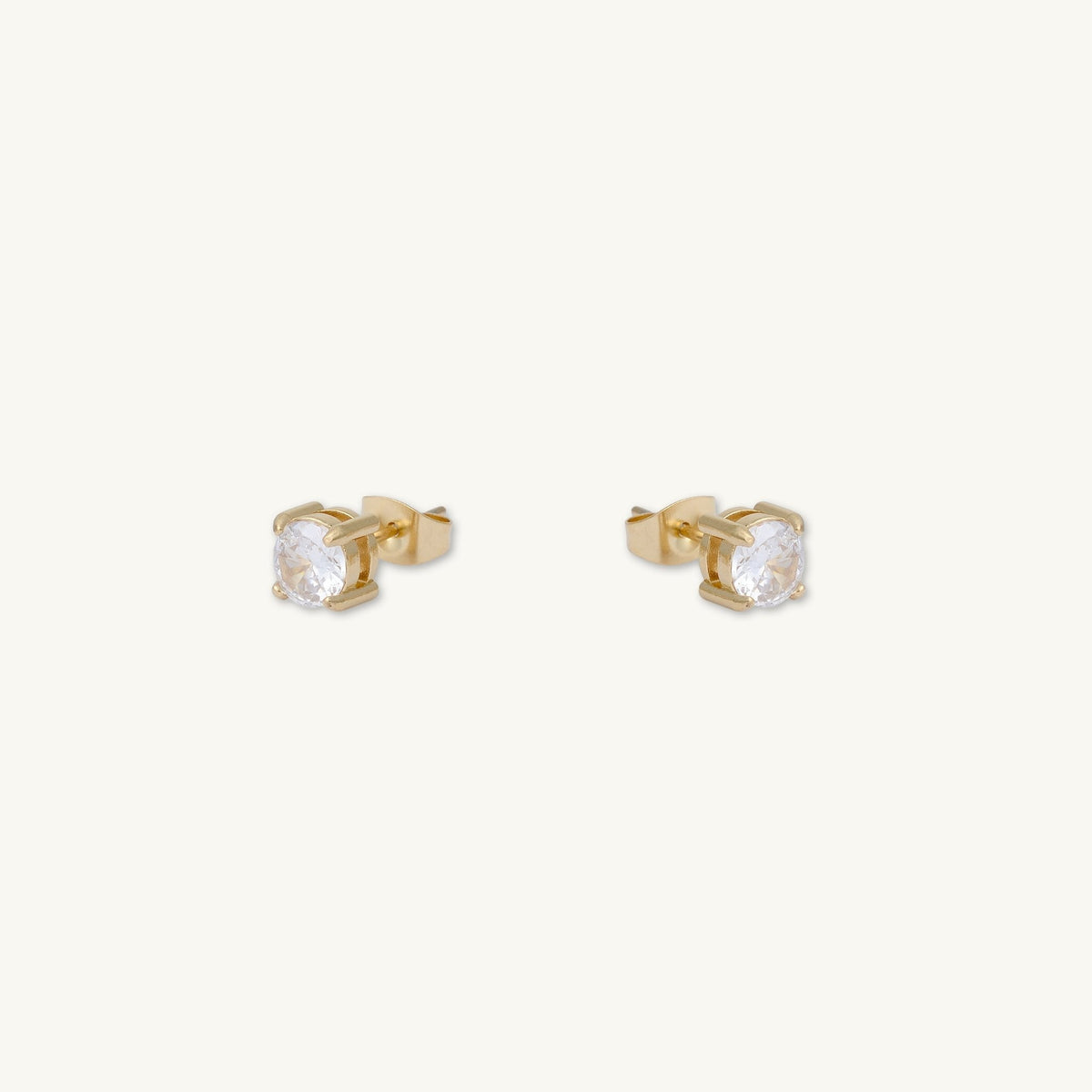 Unisex Classic Sapphire Stud Earrings