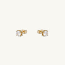 Unisex Classic Sapphire Stud Earrings