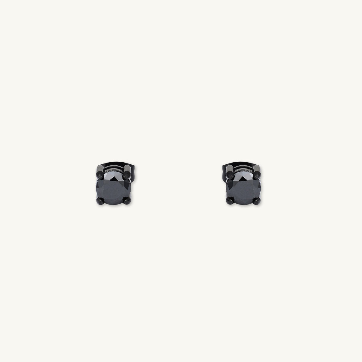 Unisex Classic Sapphire Stud Earrings