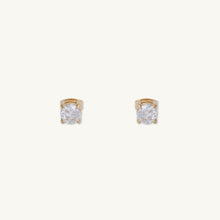 Unisex Classic Sapphire Stud Earrings