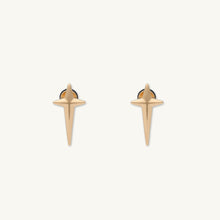 Unisex Long Cross Stud Earrings