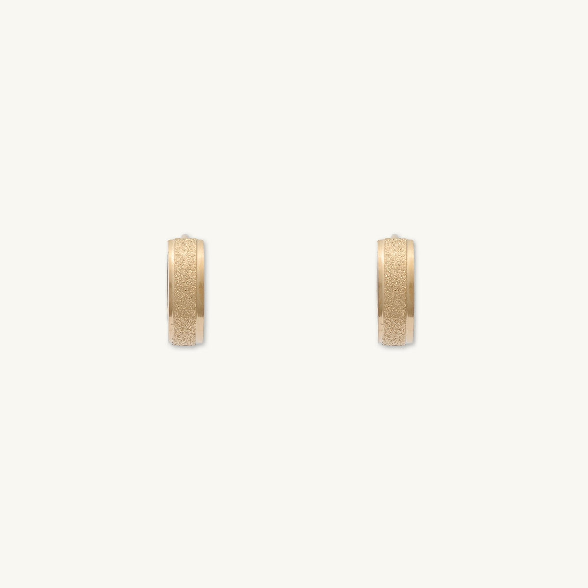 Unisex Matte Hoop Earrings