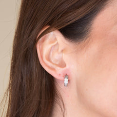 Unisex Matte Hoop Earrings