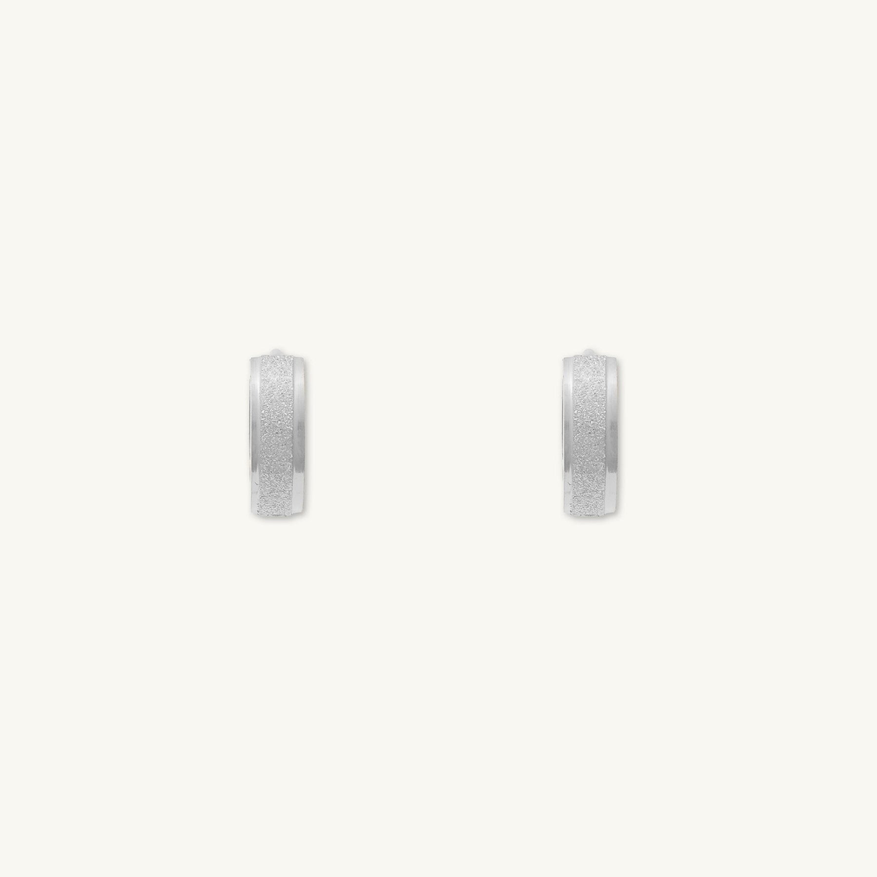 Unisex Matte Hoop Earrings