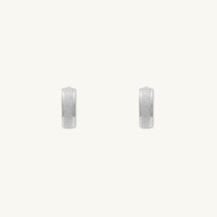 Unisex Matte Hoop Earrings