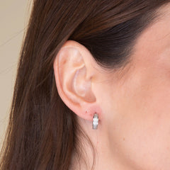Unisex Matte Hoop Earrings