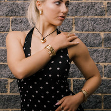 Vanessa Sapphire Open Cuff Bangle