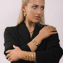 Vanessa Sapphire Open Cuff Bangle