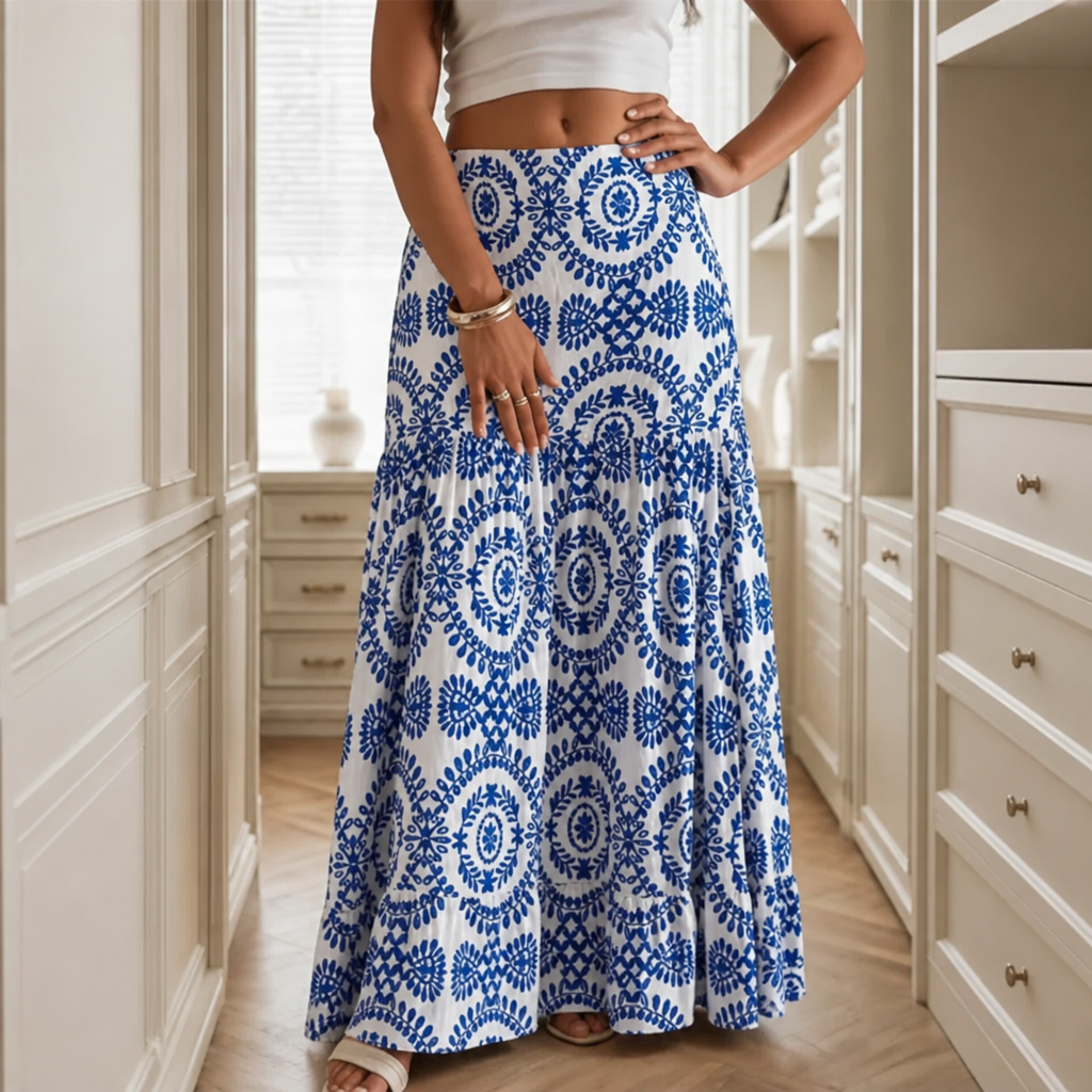 Swayla – Tiered Maxi Skirt That Moves Like It's Made For You