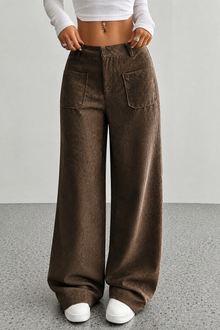 Wearbella – Wide-Leg Relaxed Pocket Trousers