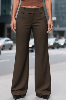 Wearbella – High-Waisted Fluid Wide-Leg Trousers