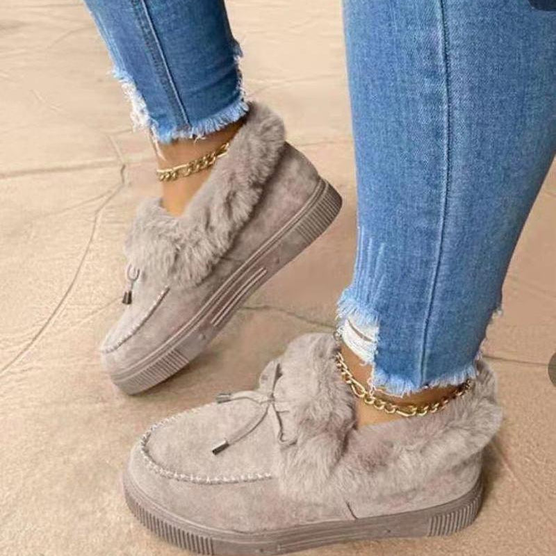 Margo Winter Slippers Women – Soft Suede Design with Fur Lining & Non-Slip Sole