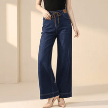Velora – Drawstring Wide-Leg Comfort Jeans