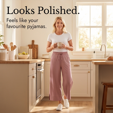 Veluna – Effortless Wide-Leg Crop Pants
