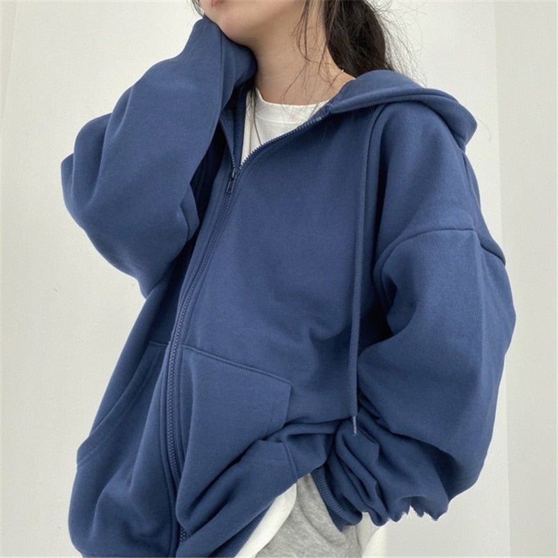Ayleen Women's Jacket – Oversize with Hood and Pockets, Modern & Comfortable Style