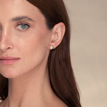 Vintage Oval Opal Stud Earrings