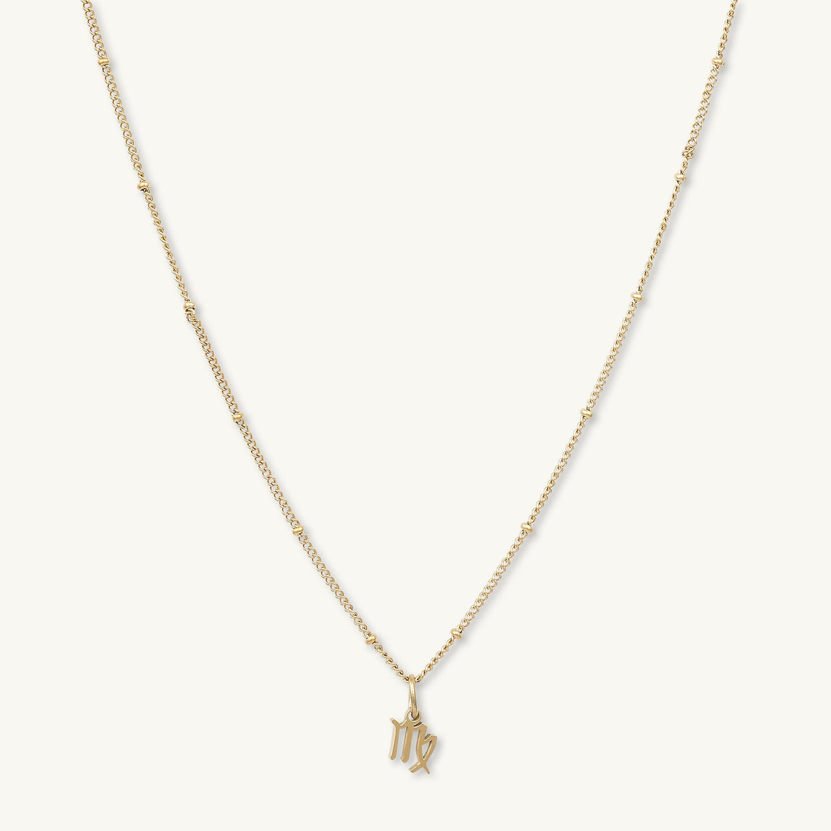 Virgo Pendant Zodiac Star Sign Necklace