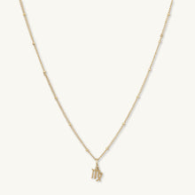 Virgo Pendant Zodiac Star Sign Necklace