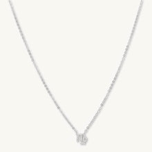 Virgo Sapphire Charm Zodiac Star Sign Necklace