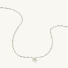 Virgo Sapphire Charm Zodiac Star Sign Necklace