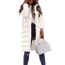 Evie Long Down Jacket Women – Warm Winter Coat with Hood & Slim Lightweight Cut