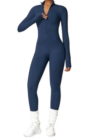 Winter Jumpsuit Women Eya – Warm Fleece Jumpsuit with Stretch and Adjustable Collar