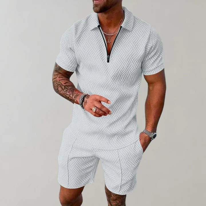 Men's Summer Set Oliver – Breathable Cotton and Linen, Lightweight and Elegant Comfort