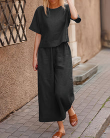Fiore Ensemble Woman – Light & Elegant 2-Piece Summer Set for Casual Summer