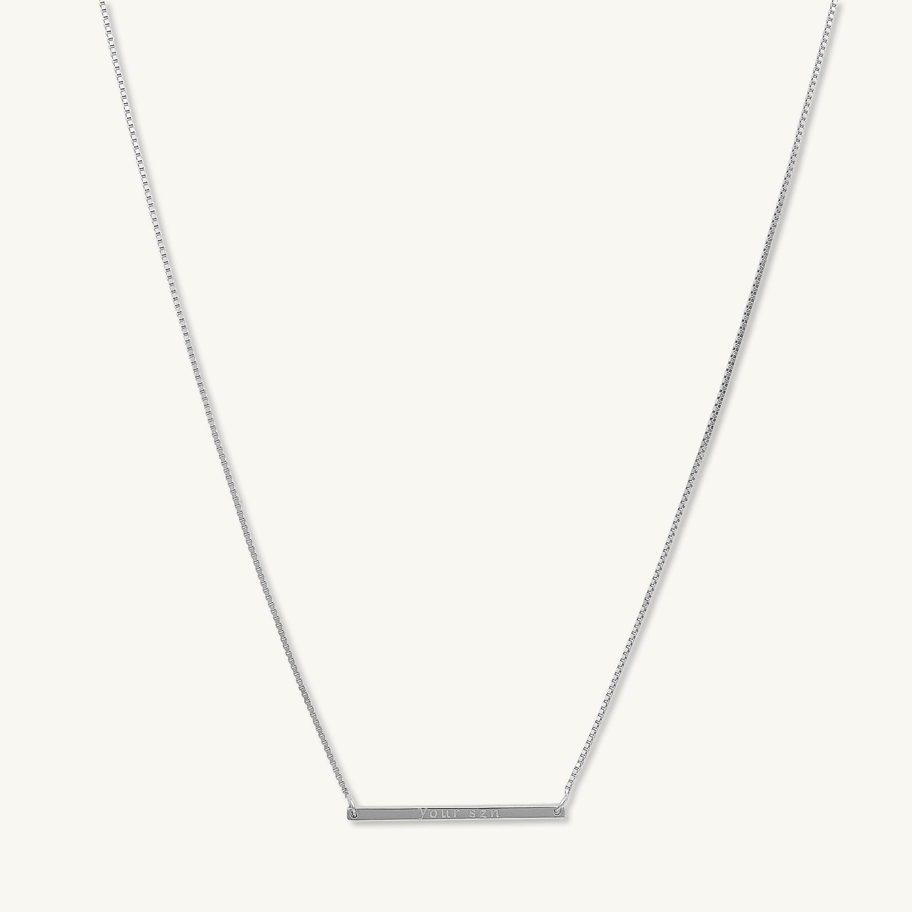YOUR SZN Bar Necklace